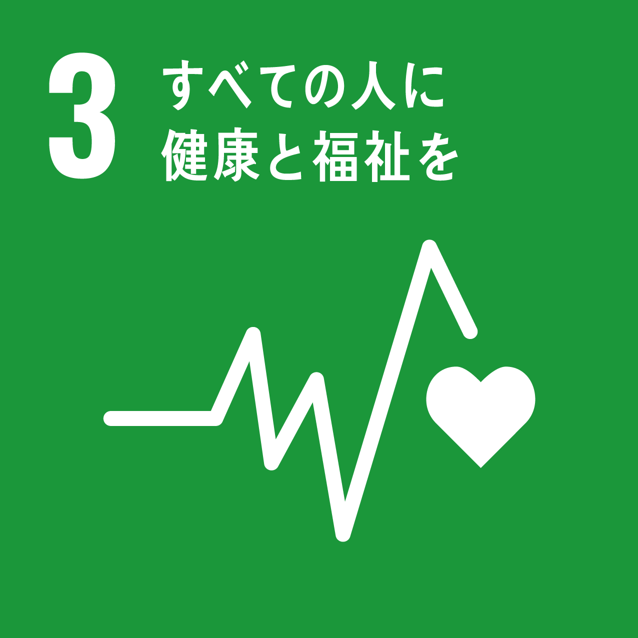 全ての人に建康と福祉を