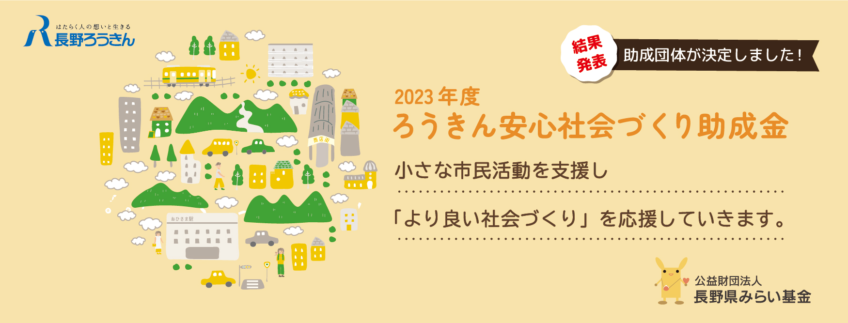 2023 ろうきん安心社会づくり助成金