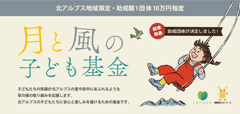 2025年度「月と風の子ども基金」