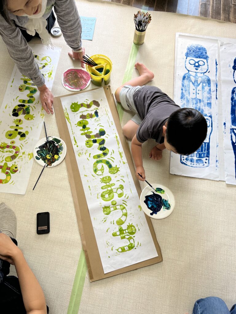 イメージ画像: こもろのおうち・アートワークショップののれん分け